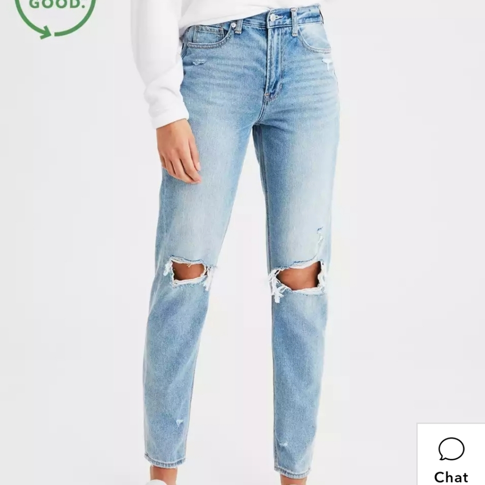 American Eagle Mom Jeans Size 12